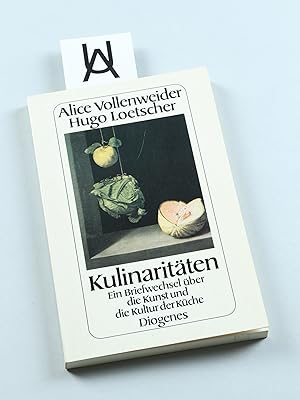 Image du vendeur pour Kulinaritten. Ein Briefwechsel ber die Kunst und die Kultur der Kche. mis en vente par Antiquariat Uhlmann