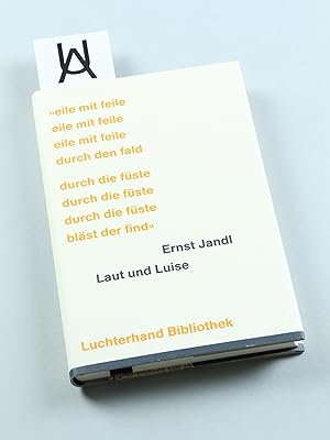 Seller image for Laut und Luise. Gedichte. for sale by Antiquariat Uhlmann