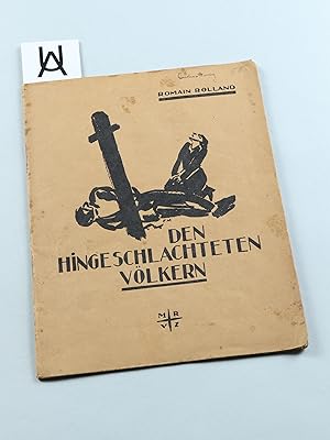 Image du vendeur pour Den hingeschlachteten Vlkern!. mis en vente par Antiquariat Uhlmann