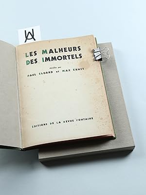 Seller image for Les malheurs des immortels. Rvls par Paul luard et Max Ernst. for sale by Antiquariat Uhlmann