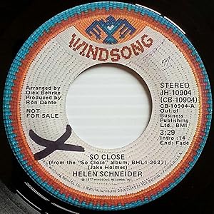 Seller image for So Close [7" 45 rpm Promo] for sale by Kayleighbug Books, IOBA