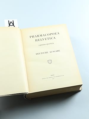 Pharmacopoea helvetica. Editio quinta. Deutsche Ausgabe.
