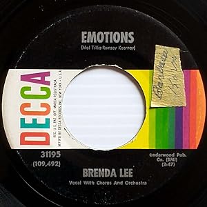 Immagine del venditore per Emotions / I'm Learning About Love [7" 45 rpm Single] venduto da Kayleighbug Books, IOBA