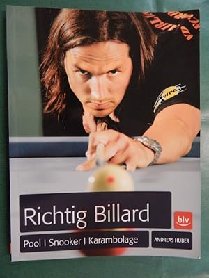 Seller image for Richtig Billard - Pool / Snooker / Karambolage for sale by Buchantiquariat Uwe Sticht, Einzelunter.