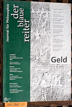 Geld Der Blaue Reiter. Journal für Philosophie