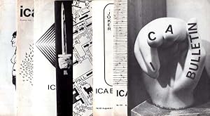 ICA Bulletin. Institute of Contemporary Arts London 1965 - 1968. Konvolut von 10 Bulletins.