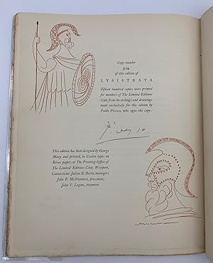 Seller image for PICASSO ~~ LIMITED SIGNED EDITION OF ARISTOPHANES "LYSISTRATA" for sale by Gerard A.J. Stodolski, Inc.  Autographs