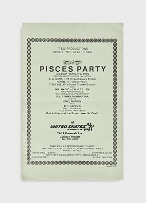 Seller image for Pisces Party Flyer for sale by Mast Books