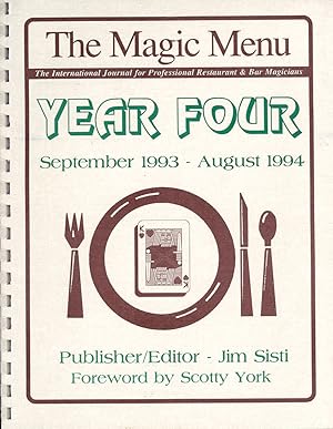 Seller image for The Magic Menu, Year Four: September 1993-August 1994 for sale by Quicker than the Eye