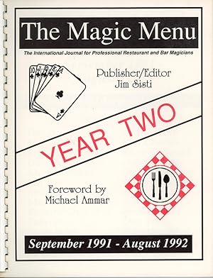 Seller image for The Magic Menu, Year Two: September 1991-August 1992 for sale by Quicker than the Eye