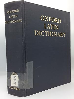 OXFORD LATIN DICTIONARY