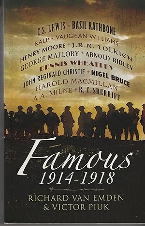 Image du vendeur pour Famous 1914 - 1918 mis en vente par Cher Bibler