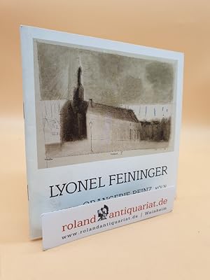 Seller image for Lyonel Feininger Aquarelle und Holzschnitte - 21. Mrz bis 20. April 1987 for sale by Roland Antiquariat UG haftungsbeschrnkt