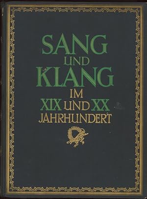 Imagen del vendedor de Sang und Klang im XIX und XX Jahrhundert Band XI a la venta por Flgel & Sohn GmbH