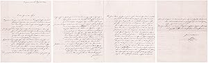 Eigenhändiger Brief mit Unterschrift von 28. Dez. 1839 / Autograph letter with signature