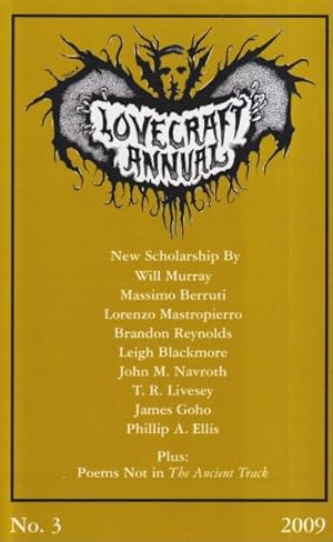 Seller image for Lovecraft Annual No. 3: New Scholarship on H.P. Lovecraft for sale by Ziesings