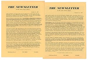 The Newsletter on the state of the culture (2 issues)