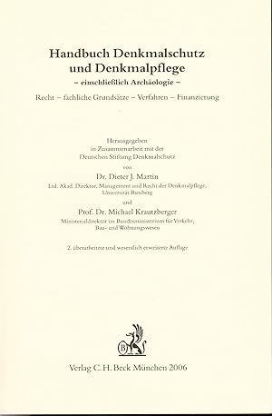 Seller image for Handbuch Denkmalschutz und Denkmalpflege einschlielich Archologie ; Recht, fachliche Grundstze, Verfahren, Finanzierung for sale by avelibro OHG