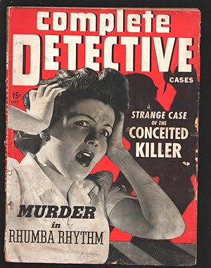 Complete Detective Cases 10/1943-Murder in Rumba Rhythm-Violent crime-posed photos-pulp thrills-G