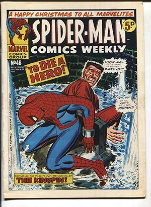 SPIDER-MAN COMICS WEEKLY #46--1973--ROMITA--BRITISH--comic book