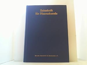 Seller image for Zeitschrift fr Heereskunde. Jahrgnge 1989 und 1990 in einem Band. for sale by Antiquariat Uwe Berg