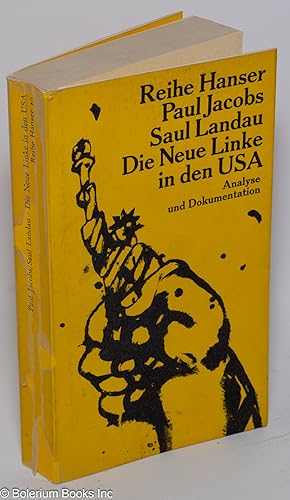 Seller image for Die Neue Linke in den USA; Analyse und Dokumentation for sale by Bolerium Books Inc.