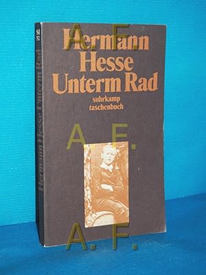 Bild des Verkufers fr Unterm Rad : Erzhlung. hermann Hesse / suhrkamp-taschenbcher 52 zum Verkauf von Antiquarische Fundgrube e.U.