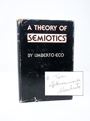 Imagen del vendedor de A Theory of Semiotics a la venta por Canton Books