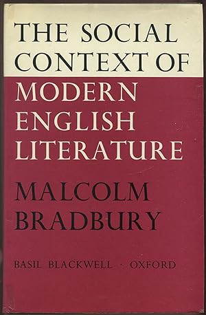 Imagen del vendedor de The Social Context of Modern English Literature a la venta por Between the Covers-Rare Books, Inc. ABAA