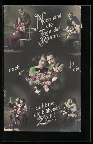Immagine del venditore per Foto-Ansichtskarte Photochemie Berlin Nr. 1009: Paar in den Tagen der Rosen venduto da Bartko-Reher