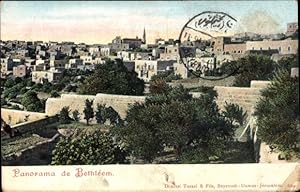 Bild des Verkufers fr Ansichtskarte / Postkarte Bethlehem Palstina, Panorama zum Verkauf von akpool GmbH