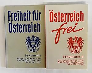 Seller image for Freiheit fr sterreich. Dokumente. / sterreich frei. Dokumente II. 2 Bnde for sale by Der Buchfreund