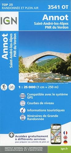 Seller image for 3541OT Annot Saint-Andr-les-Alpes Parc National R du Verdon for sale by AHA-BUCH GmbH