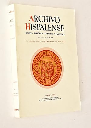 Imagen del vendedor de ARCHIVO HISPALENSE. Revista Histrica, Literatura y Artstica. IV. 1 poca ao 1888. a la venta por Libros con Vidas