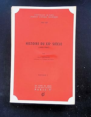 Bild des Verkufers fr Histoire du Xxe sicle (1945-1965), Fascicule II zum Verkauf von LibrairieLaLettre2