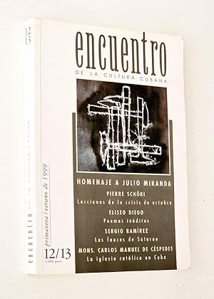 Imagen del vendedor de ENCUENTRO DE LA CIUDAD CUBANA N 12/13. HOMENAJE A JULIO MIRANDA a la venta por Libros con Vidas