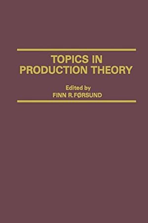 Immagine del venditore per Topics in Production Theory (Scandinavian Journal of Economics) [Paperback ] venduto da booksXpress