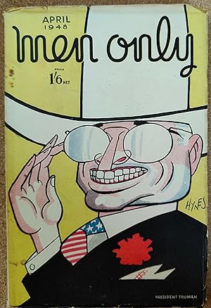 Image du vendeur pour Men Only Magazine. April 1948. Front cover caricature: President Truman mis en vente par Shore Books