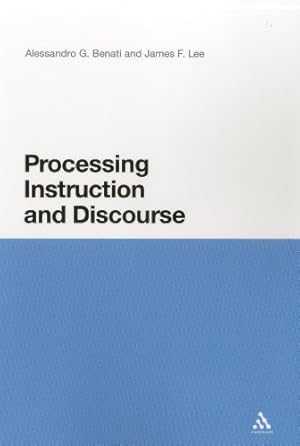 Seller image for Processing Instruction and Discourse [Soft Cover ] for sale by booksXpress