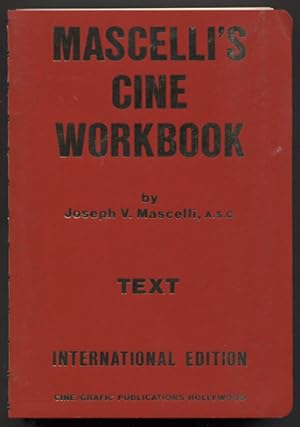 Bild des Verkufers fr Mascelli`s Cine Workbook. Volume One. Text. International Edition. zum Verkauf von Antiquariat Neue Kritik