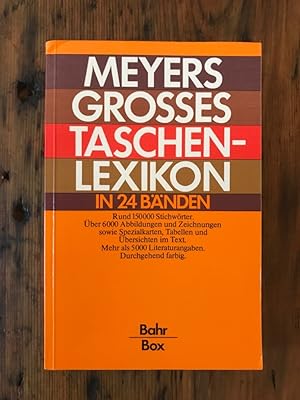 Seller image for Meyer Grosses Taschenlexikon in 24 Bnden, Band 3: Bahr - Box for sale by Antiquariat Liber Antiqua