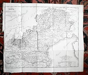 Grosse Kupferstich-Landkarte. Carta geografica postale delle province Venete.