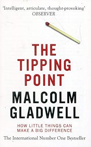 Imagen del vendedor de The Tipping Point: How Little Things Can Make a Big Difference a la venta por WeBuyBooks