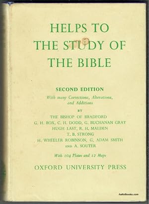 Helps To The Study Of The Bible