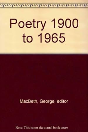 Imagen del vendedor de Poetry from 1900-1965 a la venta por WeBuyBooks