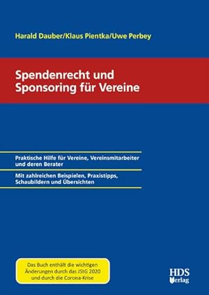 Immagine del venditore per Spendenrecht und Sponsoring fr Vereine venduto da BuchWeltWeit Ludwig Meier e.K.