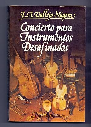 Imagen del vendedor de Concierto para instrumentos desafinados. Narrativa. a la venta por Librera y Editorial Renacimiento, S.A.