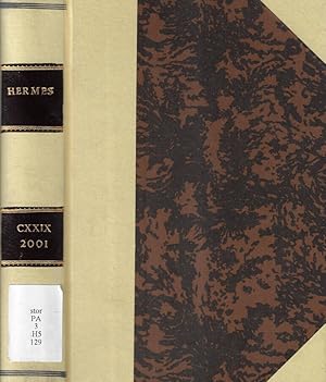 Seller image for Hermes CXXIX 2001 Zeitschrift fur klassische philologie for sale by Biblioteca di Babele