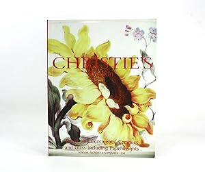 Auction Catalogue: Christie's London; British and Continental Ceramics and Glass including Paperw...