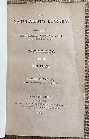 Seller image for The Naturalist's Library. Entomology Voume II:Beetles for sale by Doodletown Farm Books